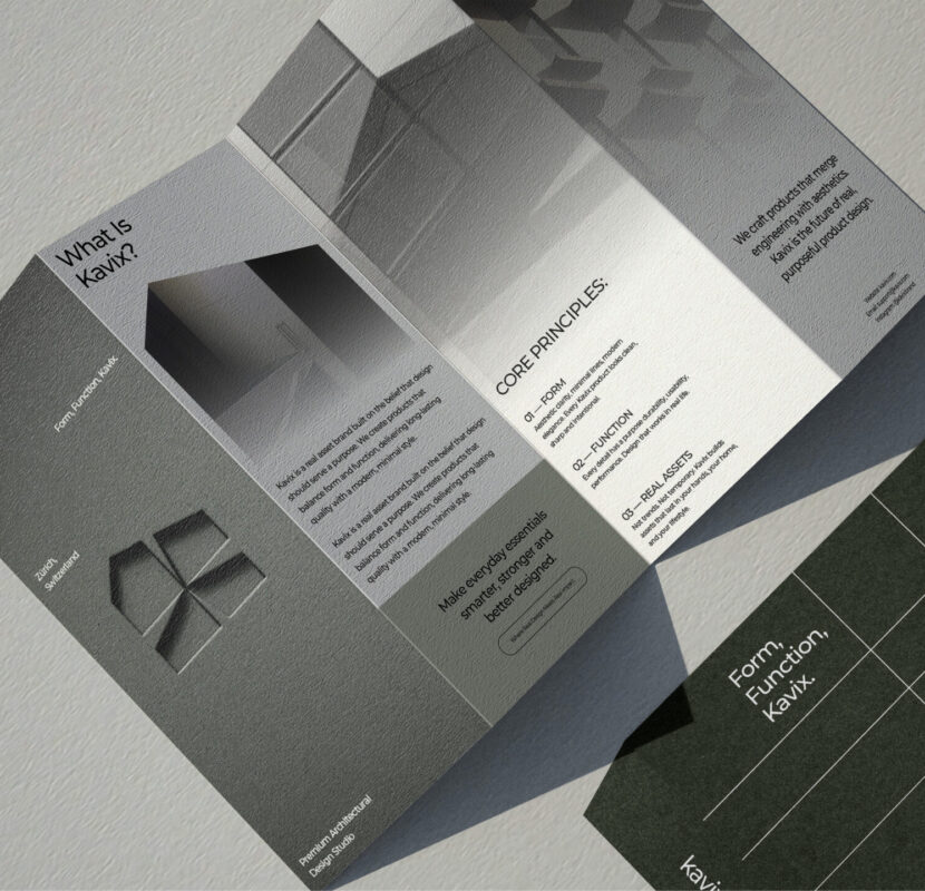creative brochure layout design